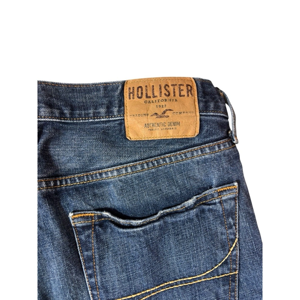 Hollister Classic Straight‎ Leg Button Fly Jeans  Men's Size 32x30 100% Cotton - Picture 9 of 15